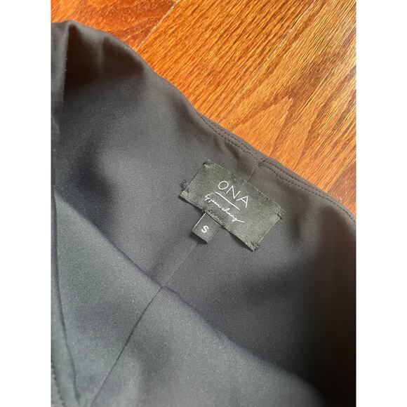 ONA by Yoon Chung Black stretch wide leg Pants Size sm - Picture 6 of 6